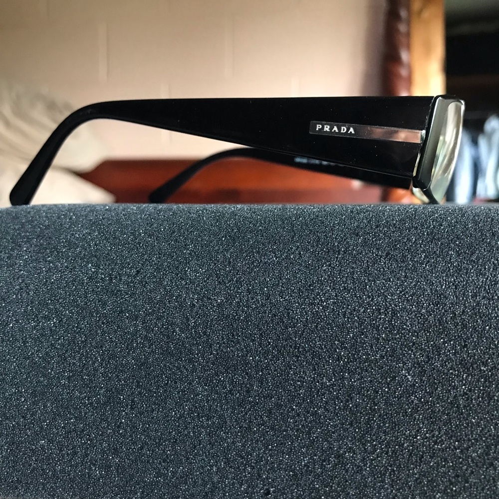 Prada Black Eyeglass Frames VPR 59G